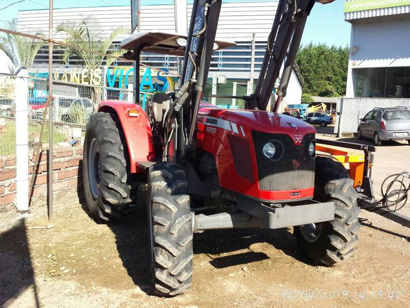 TRATOR MASSEY FERGUSON 4283 - C/CONCHA DIANTEIRA - 4X4 -VENDIDO - 